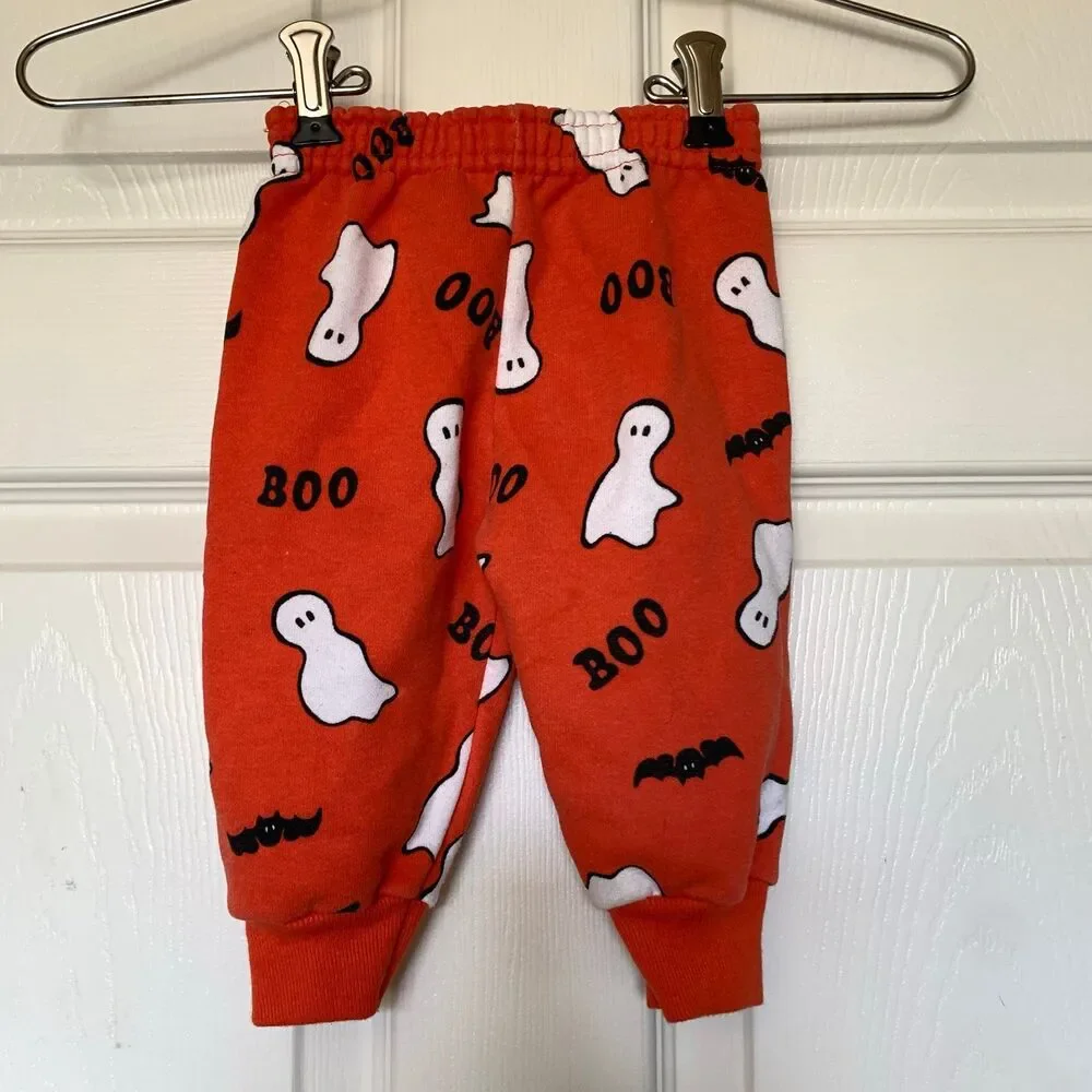 Vintage Pro spirit select sweats set Boo Ghost bats halloween